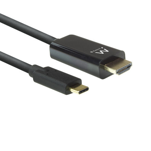 Ewent EW9824 adaptador de cable de vÃ­deo 2 m USB Tipo C HDMI tipo A (EstÃ¡ndar) Negro_1