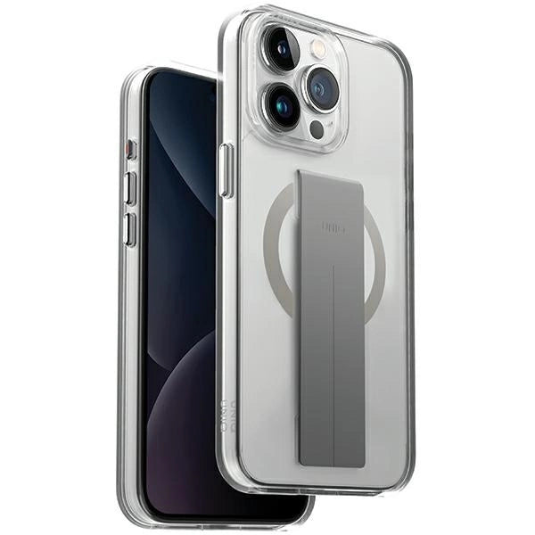 Uniq Heldro Mag Magclick Charging case for iPhone 15 Pro Max - transparent_0