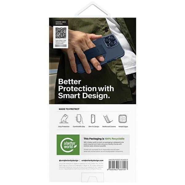 Uniq Heldro Mag Magclick Charging case for iPhone 15 Pro Max - transparent_2