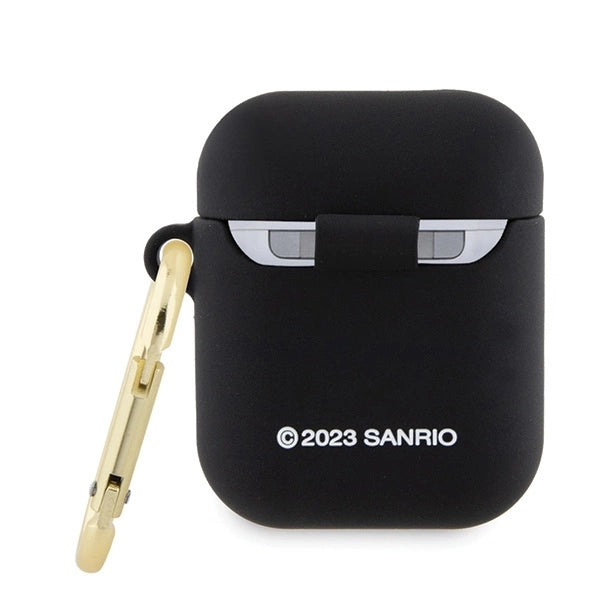 Hello Kitty Silicone 3D Kitty Head case for AirPods 1/2 - black_1