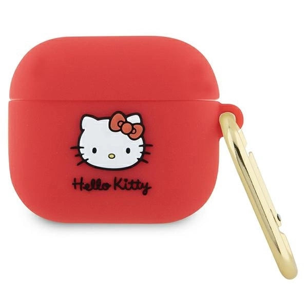 Hello Kitty Silicone 3D Kitty Head case for AirPods 3 - fuchsia_0