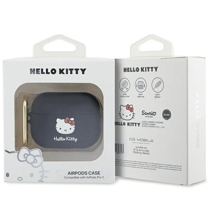 Hello Kitty Silicone 3D Kitty Head Case for AirPods Pro 2 (2022/2023) - Black_3