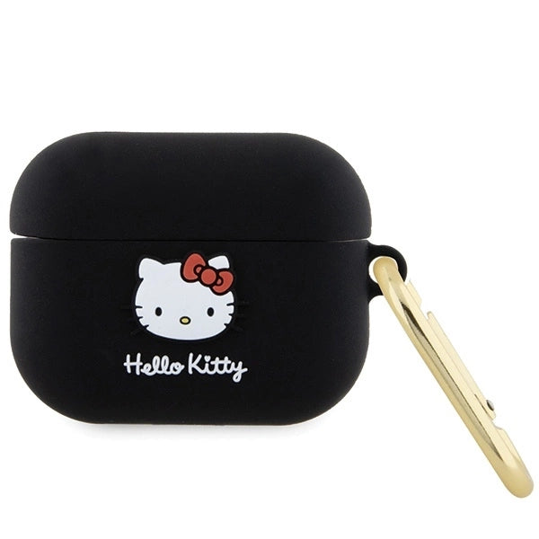 Hello Kitty Silicone 3D Kitty Head case for AirPods Pro - black_0