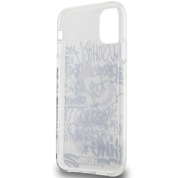 Hello Kitty IML Kitty On Bricks Graffiti case for iPhone 11 / Xr - white_6
