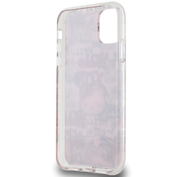 Hello Kitty IML Tags Graffiti case for iPhone 11 / Xr - pink_6