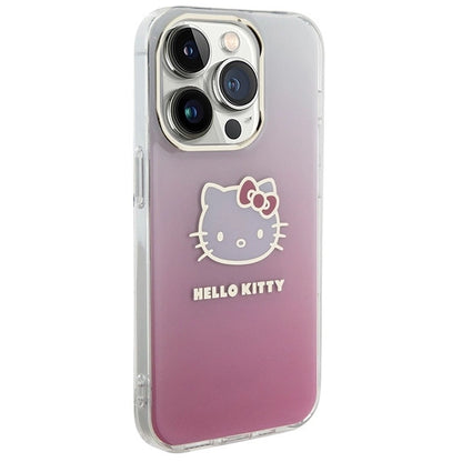 Hello Kitty IML Gradient Electrop Kitty Head case for iPhone 14 Pro - pink_3