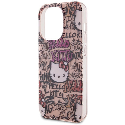 Hello Kitty IML Tags Graffiti case for iPhone 14 Pro - pink_5