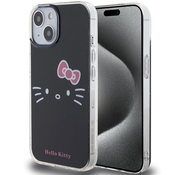 Hello Kitty IML Kitty Face case for iPhone 15 - black_0