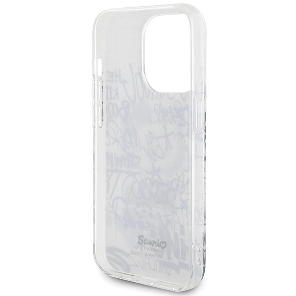 Hello Kitty IML Kitty On Bricks Graffiti case for iPhone 15 Pro Max - white_6