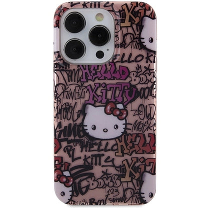 Hello Kitty IML Tags Graffiti case for iPhone 15 Pro Max - pink_2