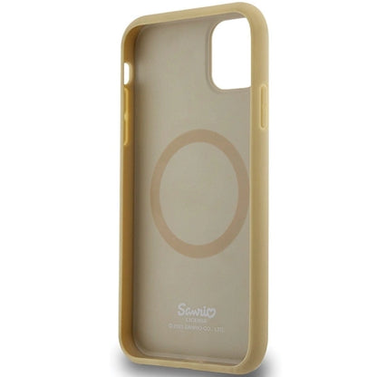 Hello Kitty Leather Kitty Head MagSafe case for iPhone 11 / Xr - gold_6