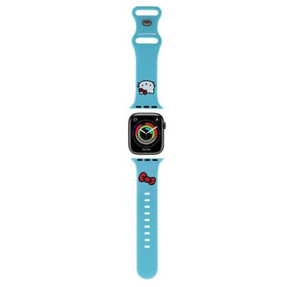 Hello Kitty Silicone Kitty Head strap for Apple Watch 38/40/41mm - blue_0
