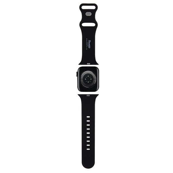 Hello Kitty Silicone Kitty Head strap for Apple Watch 38/40/41mm - black_1