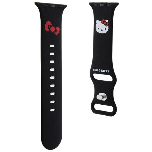 Hello Kitty Silicone Kitty Head strap for Apple Watch 38/40/41mm - black_2
