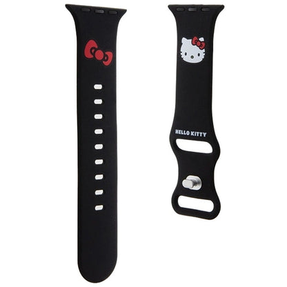 Hello Kitty Silicone Kitty Head strap for Apple Watch 38/40/41mm - black_2