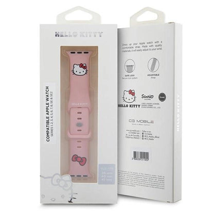 Hello Kitty Silicone Kitty Head strap for Apple Watch 38/40/41mm - pink_4