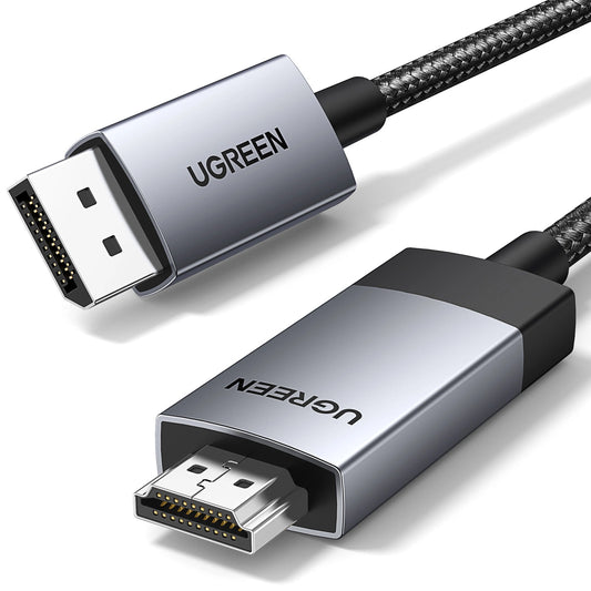 Ugreen DP119 15773 DisplayPort / HDMI 4K 60Hz cable 1m - gray_0