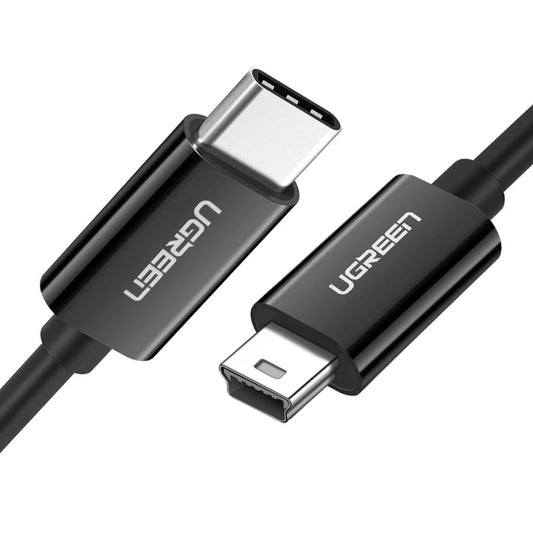 Ugreen US242 USB-C (male) / mini USB (male) cable 1 m - black_0
