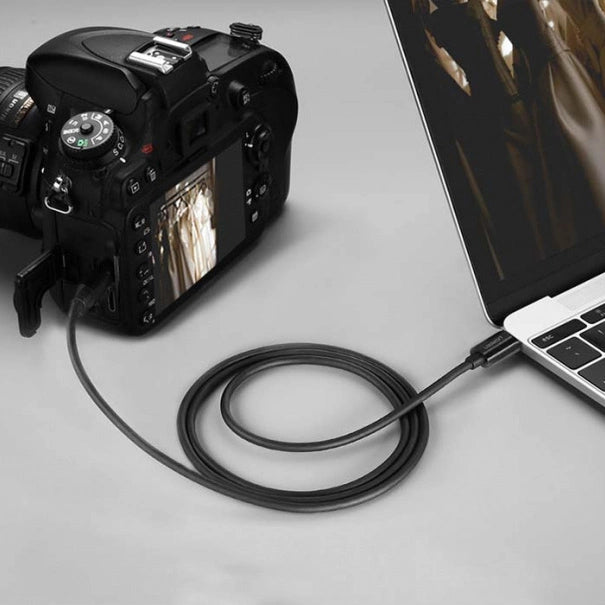 Ugreen US242 USB-C (male) / mini USB (male) cable 1 m - black_2