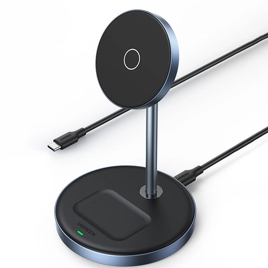 Ugreen CD317 MagSafe / Qi 2in1 charging station - black_0