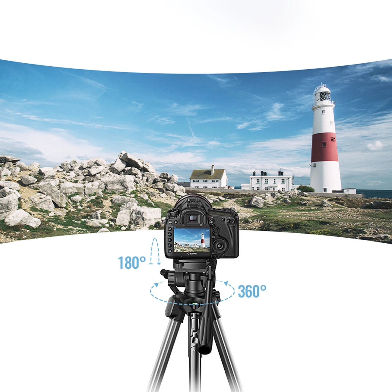 Professional Ugreen LP661 tripod for smartphones and cameras - black and gray_13