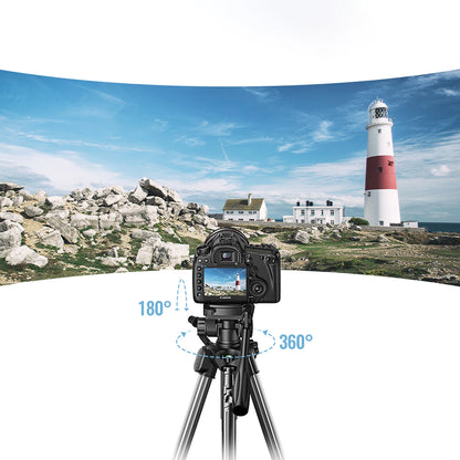Professional Ugreen LP661 tripod for smartphones and cameras - black and gray_13