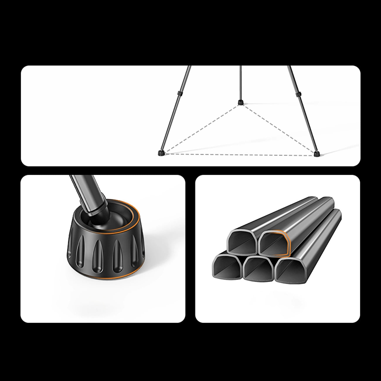 Professional Ugreen LP661 tripod for smartphones and cameras - black and gray_14