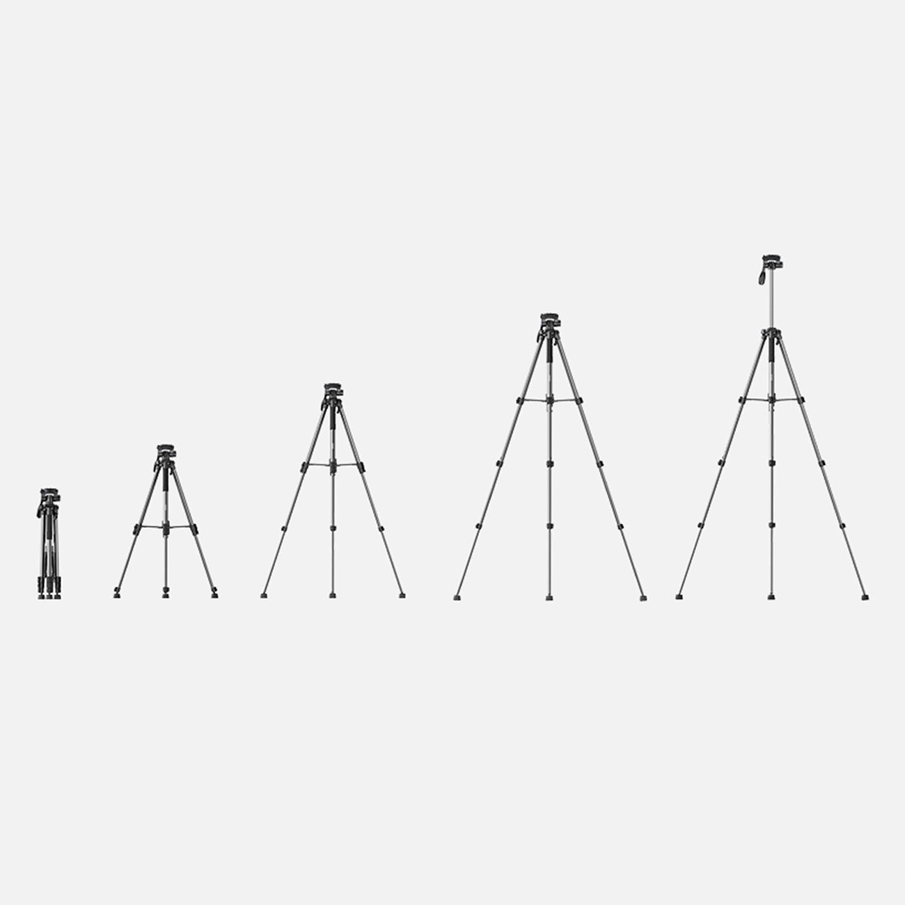 Professional Ugreen LP661 tripod for smartphones and cameras - black and gray_9