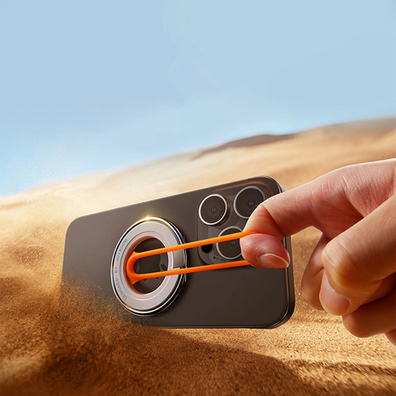 Joyroom JR-ZS383 MagSafe magnetic phone holder - orange_12