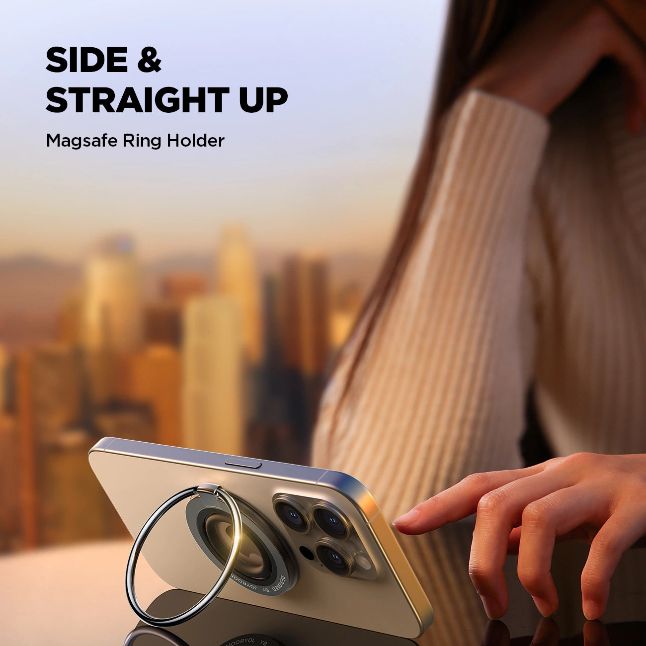 Joyroom JR-ZS383 MagSafe magnetic phone holder - black_3