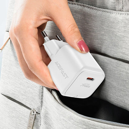 Acefast A73 Mini PD 20W GaN wall charger + USB-C cable - white_5