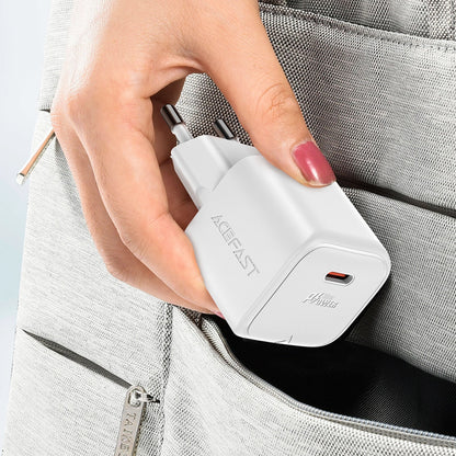 Acefast A77 Mini PD 30W GaN wall charger + USB-C cable - white_5