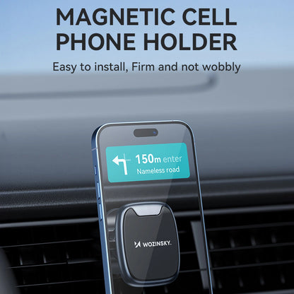 Wozinsky WUMTK magnetic phone holder for car air vent - black_5