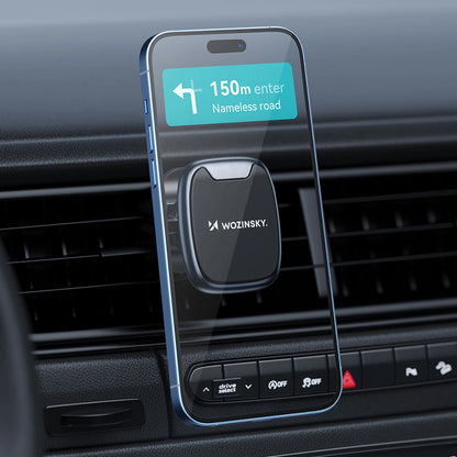 Wozinsky WUMTK magnetic phone holder for car air vent - black_8