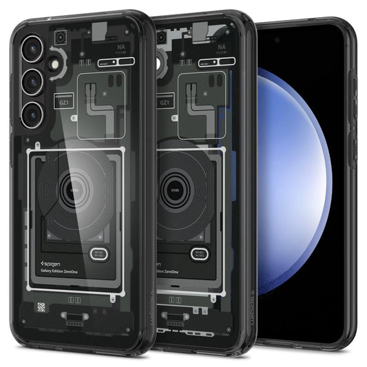 Spigen Ultra Hybrid Case for Samsung Galaxy S23 FE - Dark Gray (Zero One Pattern)_0