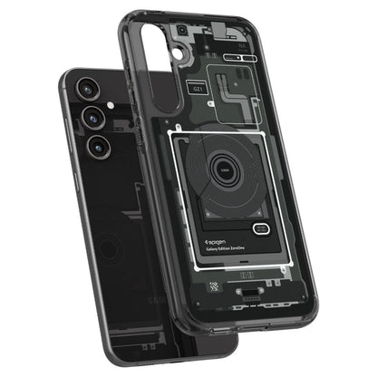 Spigen Ultra Hybrid Case for Samsung Galaxy S23 FE - Dark Gray (Zero One Pattern)_7