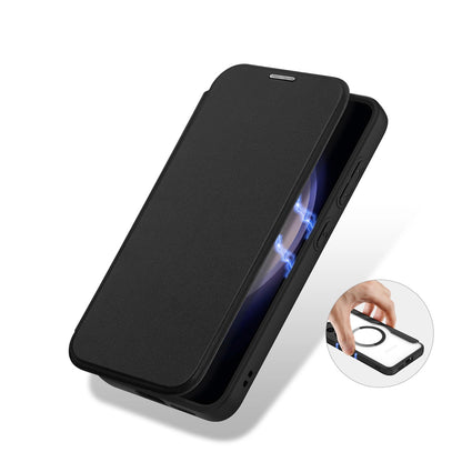 Dux Ducis Skin X Pro case for Samsung S24 with magnetic ring and flap - black_7