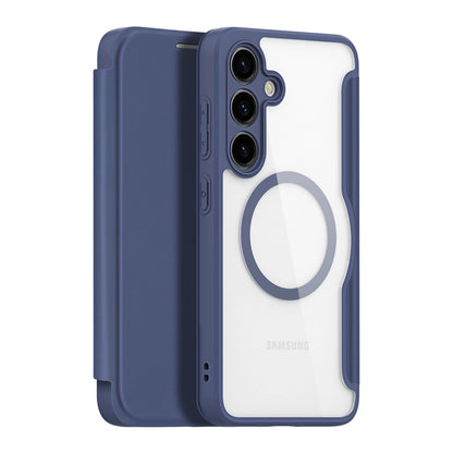 Dux Ducis Skin X Pro case for Samsung S24+ with magnetic ring and flap - blue_0