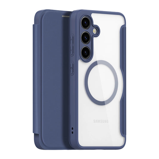 Dux Ducis Skin X Pro case for Samsung S24+ with magnetic ring and flap - blue_0