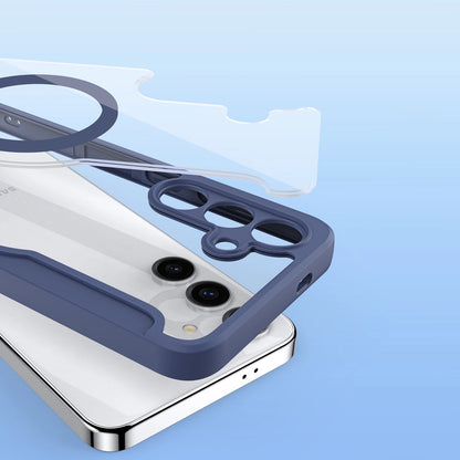 Dux Ducis Skin X Pro case for Samsung S24+ with magnetic ring and flap - blue_9