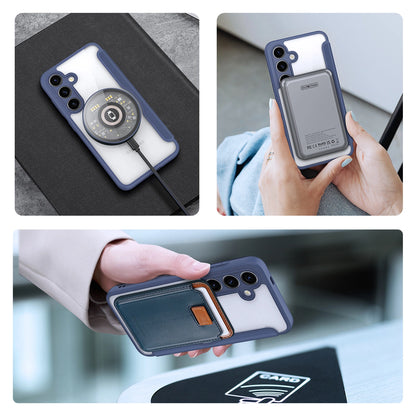 Dux Ducis Skin X Pro case for Samsung S24+ with magnetic ring and flap - blue_5