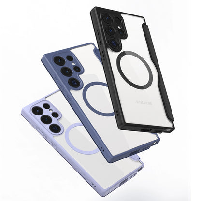 Dux Ducis Skin X Pro case for Samsung S24 Ultra with magnetic ring and flap - blue_2