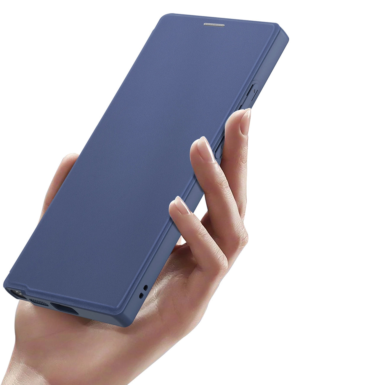 Dux Ducis Skin X Pro case for Samsung S24 Ultra with magnetic ring and flap - blue_6