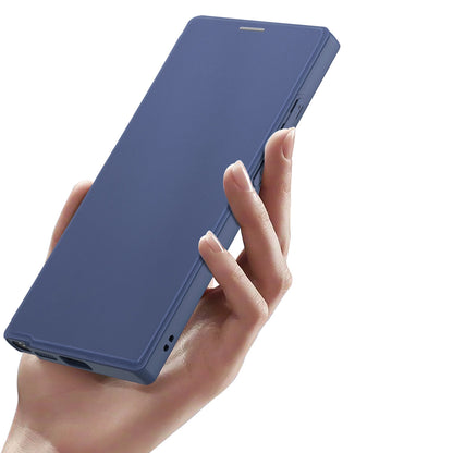 Dux Ducis Skin X Pro case for Samsung S24 Ultra with magnetic ring and flap - blue_6