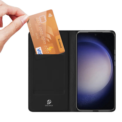 Dux Ducis Skin Pro case for Samsung S24 with flap - black_1