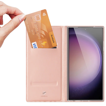Dux Ducis Skin Pro case for Samsung S24 Ultra with flap - pink_1