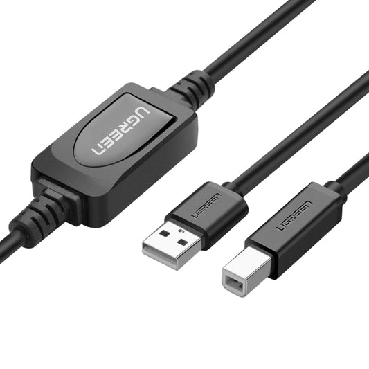 Ugreen US122 USB-B USB-A 2.0 printer cable 10m - black_0