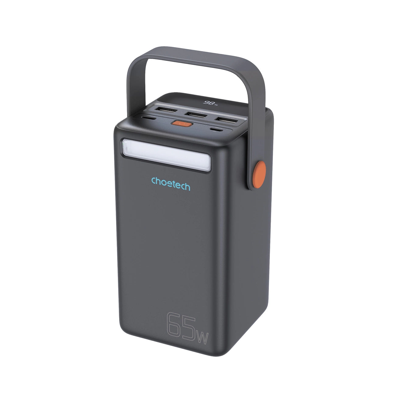 Choetech B664 Mini Power Station, powerbank 50000mAh 65W (black)_3