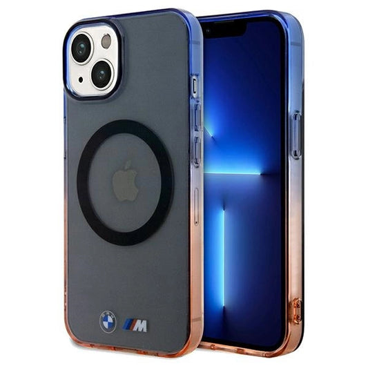 BMW Gradient Bumper MagSafe Case for iPhone 15 Plus / 14 Plus - Gray_0