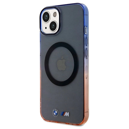 BMW Gradient Bumper MagSafe Case for iPhone 15 Plus / 14 Plus - Gray_1
